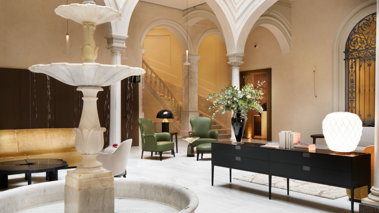 Interior of the Hotel Mercer Sevilla
