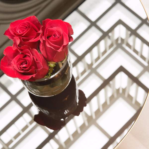 Roses at the Hotel Mercer Sevilla 