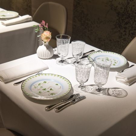 Mesa de desayuno del Mercer Hotel Sevilla