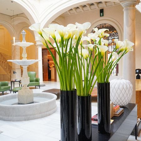 Flowers by the Patio at the Mercer Hotel Sevilla