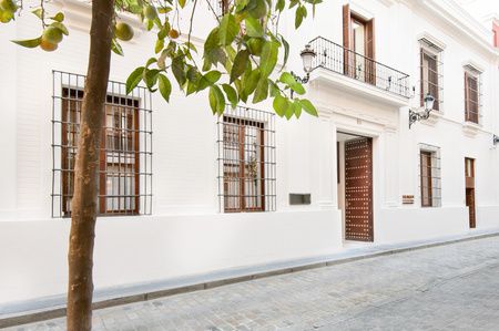 Entrance of the Mercer Hotel Sevilla